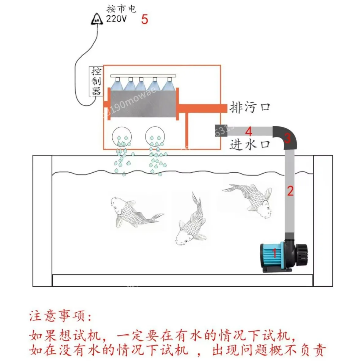 10 Ton Upgraded Version Fish Pond Filter Rotary Drum Micro Filter Automatic Backwash Micro Fish Pond Filtration Equipment 54W