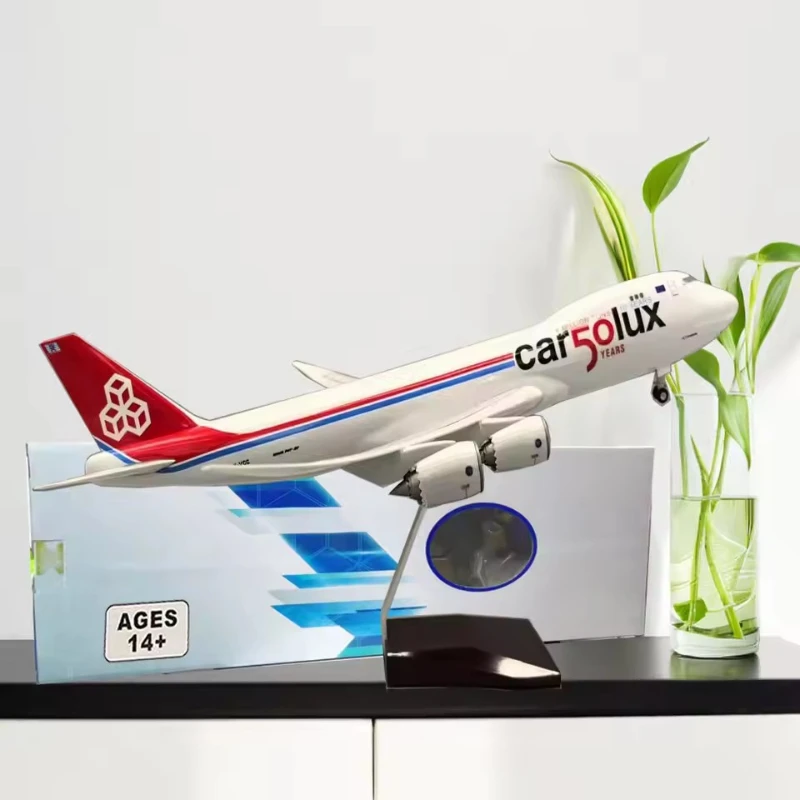 

Новый масштаб 1/160, Европа Люксембург, грузовой самолет 747-8F, грузовой транспорт, литая под давлением модель самолета из смолы, коллекция игрушек