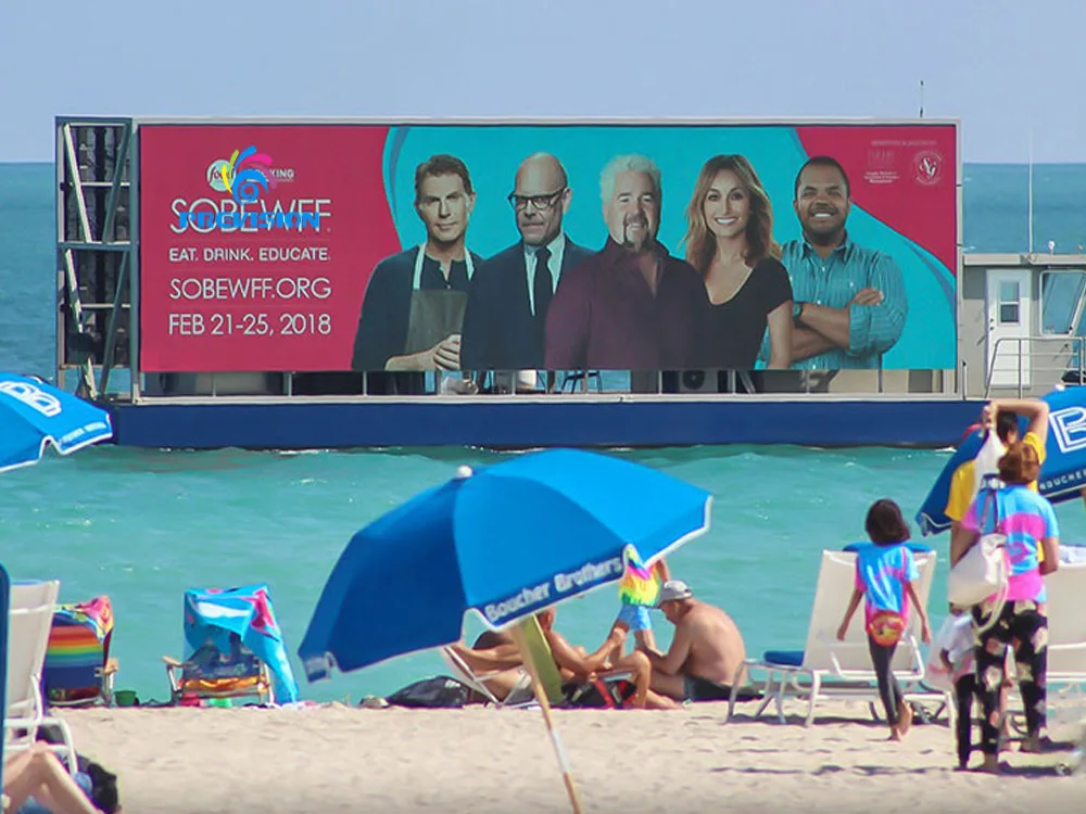 شاشة عرض لوحة LED خارجية عالية الدقة P3 P4 P5 P6 P8 P10 للإعلان