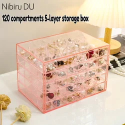 Multifunctional Clear Plastic Organizer Box With Grids Container Nail Art Storage Box For Beads Organizer Manicure DIY Jewelry