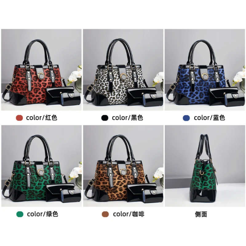 

Luxury Brand Designer Women'S Handbag Classic Retro Leopard Print Shoulder Bag Fashionable New Crossbody Bag Commuting Tote Bag
