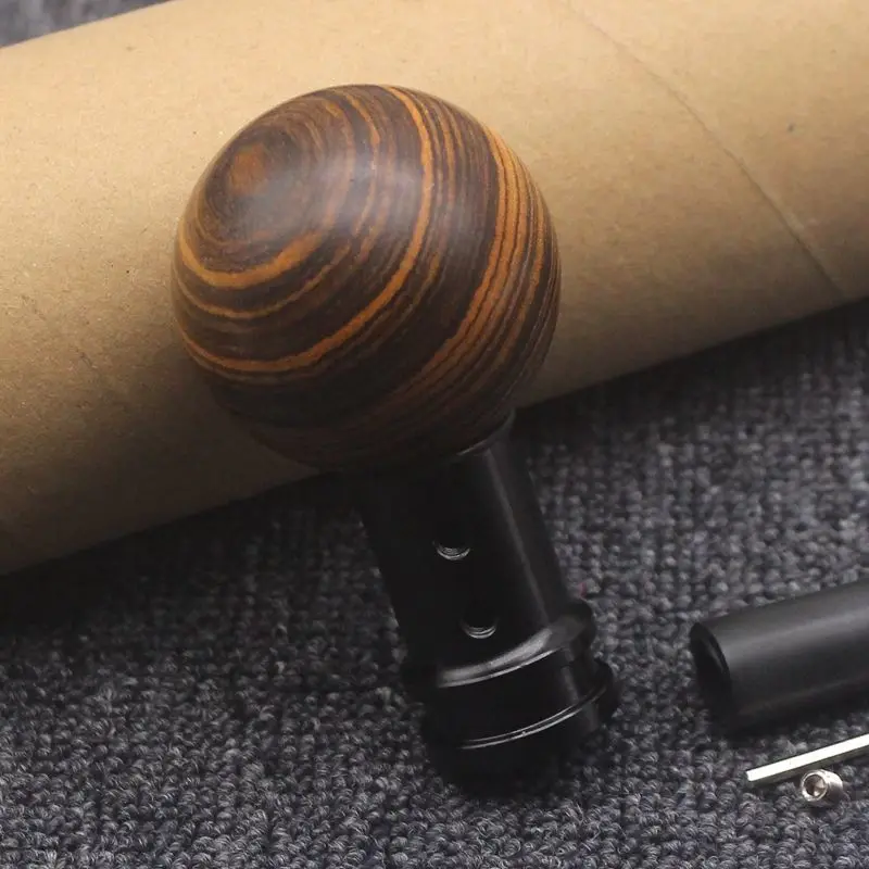 Real Natural High Quality Wood Gear Shift Knob Universal Adapter Shift Unpainted Car Modification Shift Knob Handmade Brand New