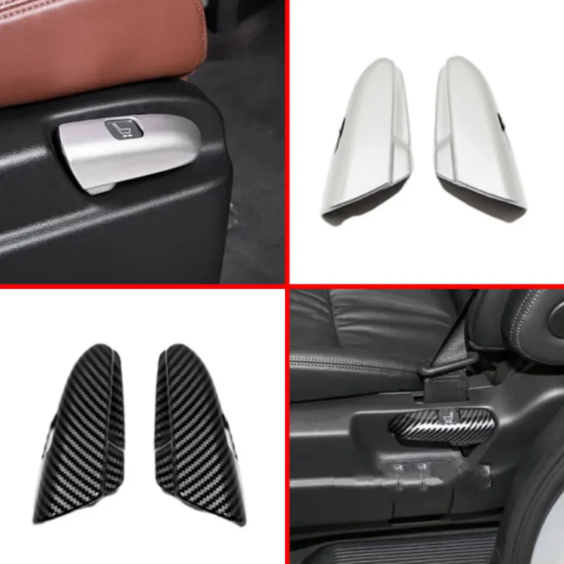 

For Honda Odyssey 2022 2023 2024 Rear Seat Armrest Adjustment Switch Button Covers Styling Interior Accessories Decoration 2Pcs