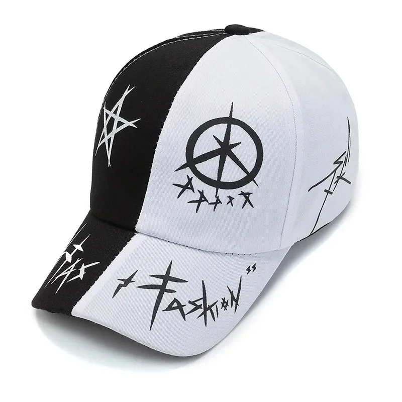 Casquette de baseball brodée unisexe, chapeau réglable, accessoires de sport de plein air, chapeau Cosplay, noir et blanc, projet Sekai, Azusawa, Kohane