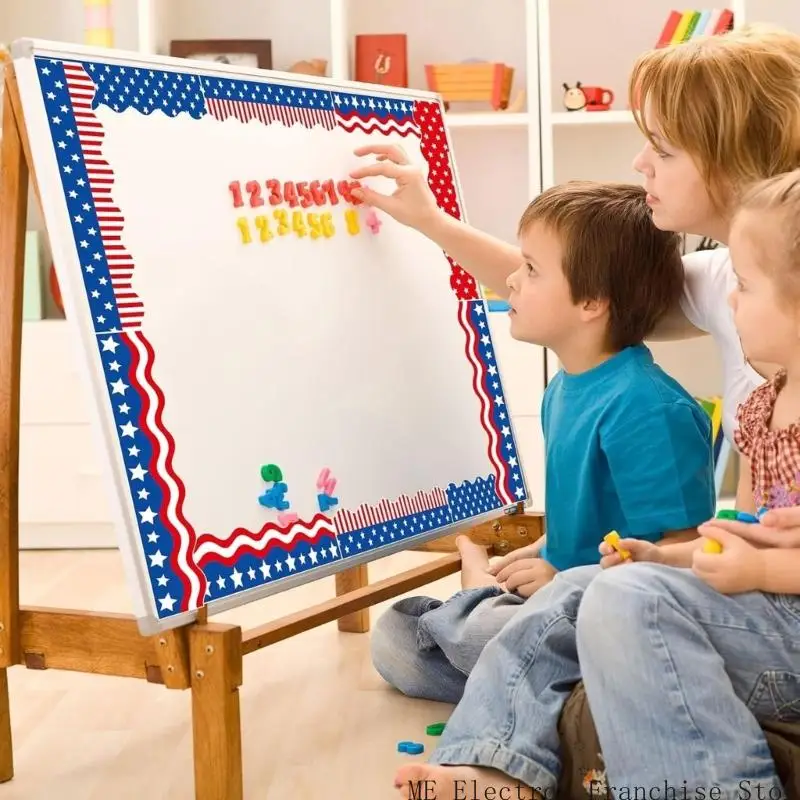 T5EA Независимость День границ наклейка на стенах 4,59 фута65 мм наклейка с белой доской наклейка