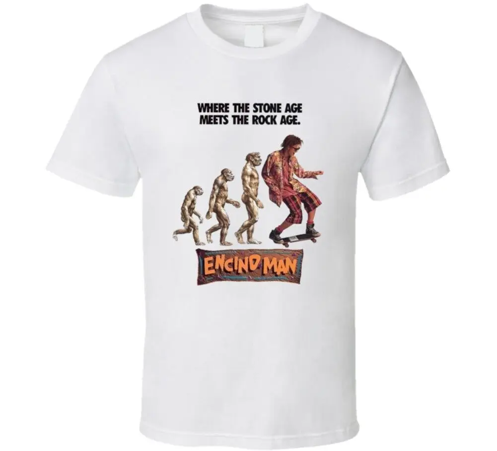 

Encino Man Retro 90's Funny Movie T Shirt