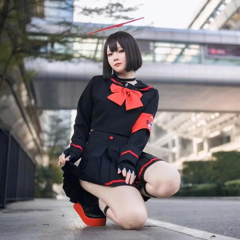 

DY20Game Blue Archive Justice Realization Cosplay Anime Nakamasa Ichika Costume Wigs Cute Sailor Dress High School JK Uniform Su