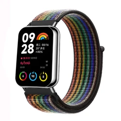 Sports Nylon Watch Strap For Xiaomi Mi Band 8 Pro/Mi Band 9 Pro, Women Men Woven Bracelet Strap Loop For Redmi Watch 4/5/6