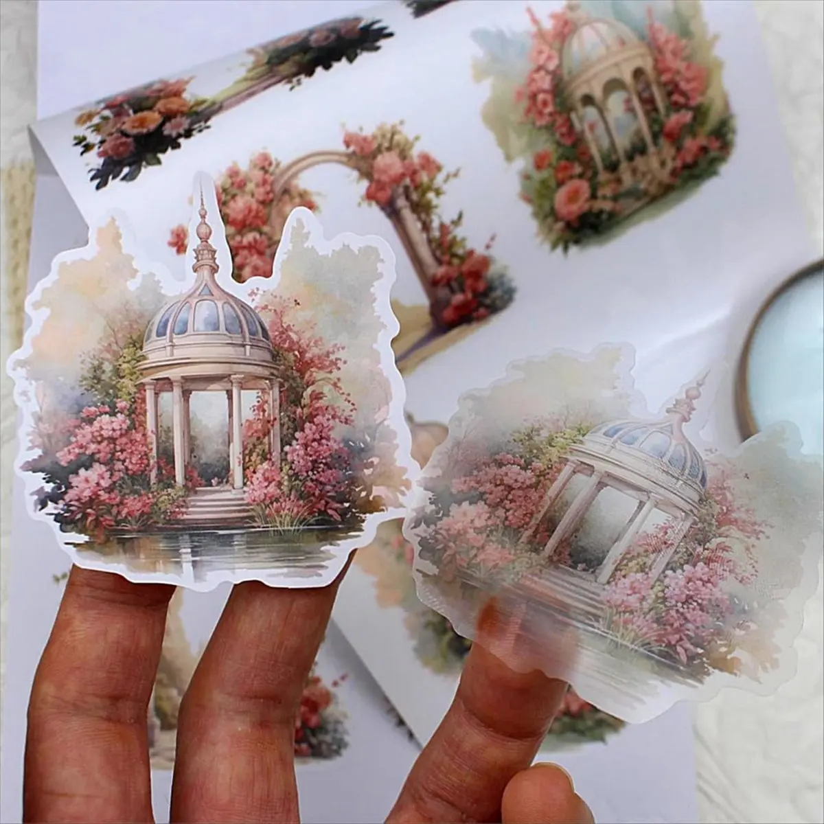 

НОВАЯ предварительно вырезанная книга-наклейка для ведения журналов, двойные материалы, декоративная рамка для скрапбукинга, 20 листов, чудес окна