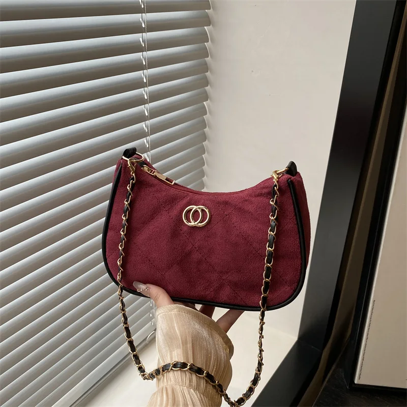 

2025 Minimalist Underarm Bag, Chic Crossbody Purse for Women, Commuter Day-to-Night Tote, Textured Sling Bag, Fashion Top Handle