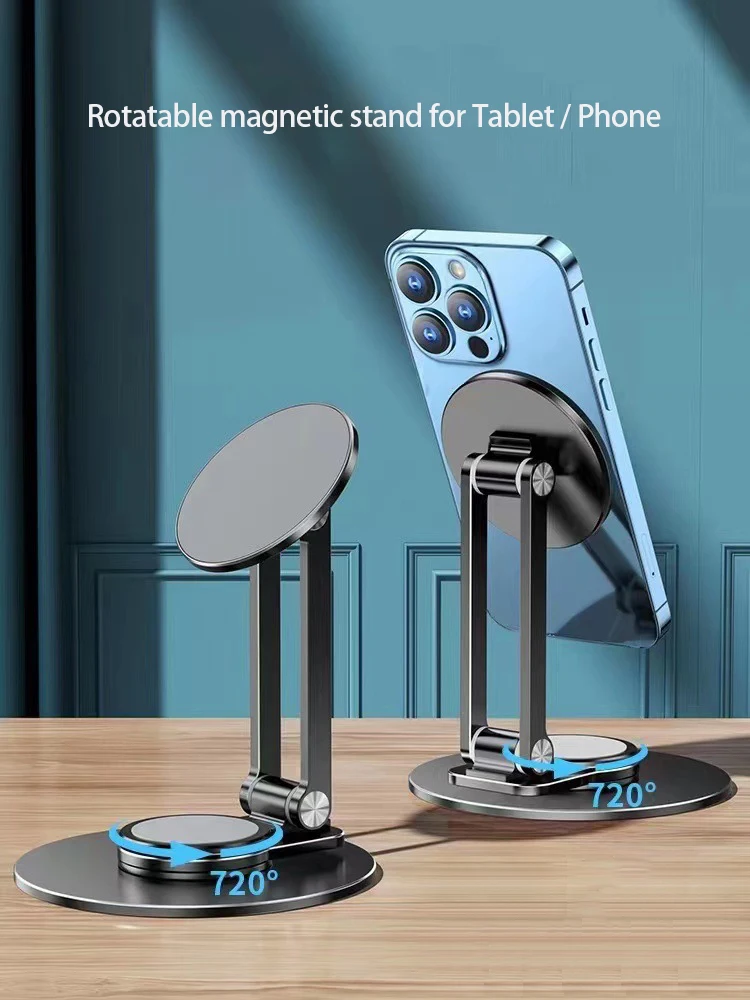 

Magnetic Holder for iPhone 14 13 12 Direct Adsorption + Magnetic Ring Used for iPad Pro 11 Air 5 10.9 10th 9th 10.2 Tablet Stand