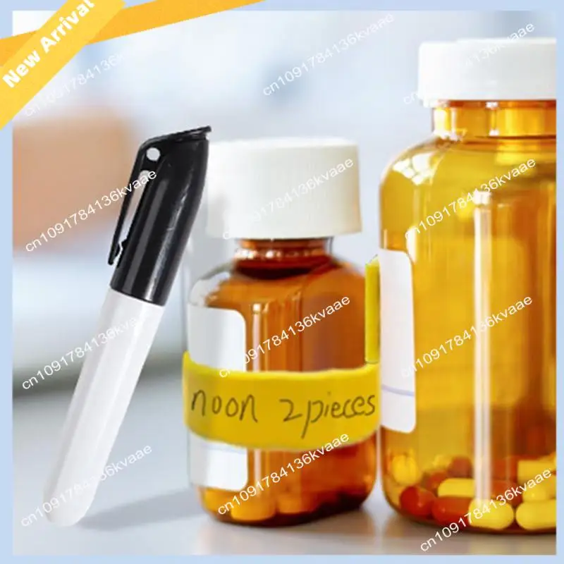 مشبك زجاجة دواء M01K، مشبك ملصق زجاجة دواء، سهل التعرف على الدواء - زجاجة مع ملصق