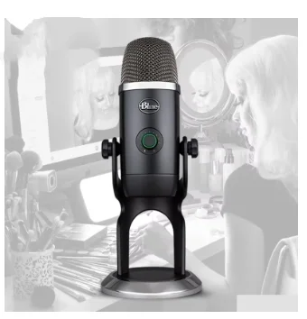 Blue Yeti X recording live broadcast condenser microphone for broadcasting and recording with inner sound card Plug and play