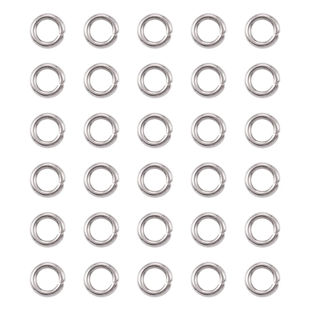 

1000pcs Stainless Steel Open Jump Rings Bulk 5mm 6mm 8mm Loop Split Rings Connectors For Bracelet DIY Making Jewelry Accessories