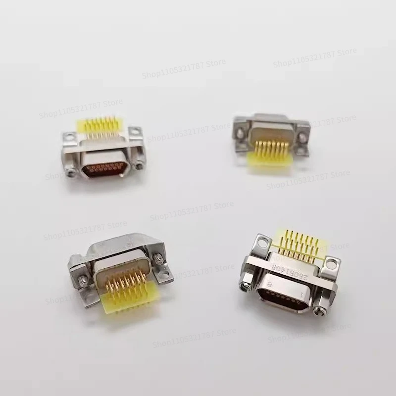 J30J-15ZKW/ZKN Rectangular Connector Curved Plug Pin 15 Pin Male and Female Head