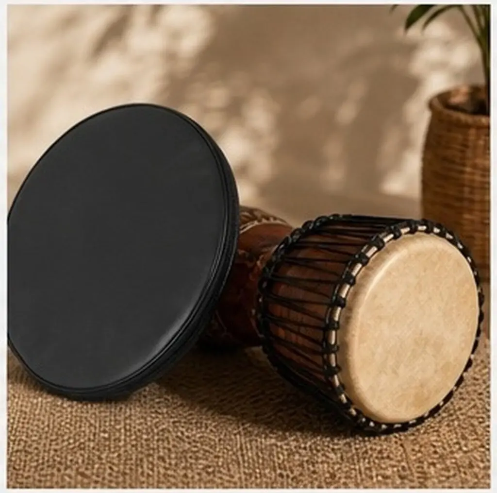13 Inch Drum Head Cover for African Drums – Heavy-Duty, Moistureproof, Noise-Reducing, Dust & Scratch Protection
