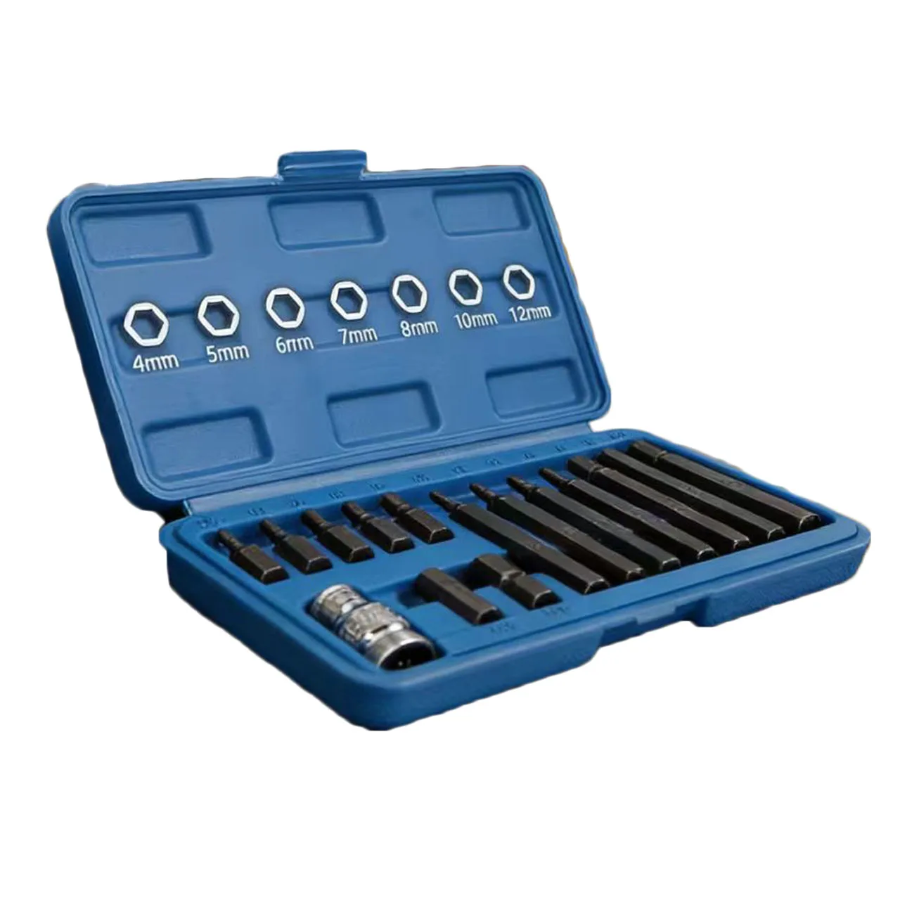 Hex Bit Socket Set 30mm 75mm For TORX 12 Point Alloy Steel 1/2 Inch Drive Compatible with For impact Driver Adapters