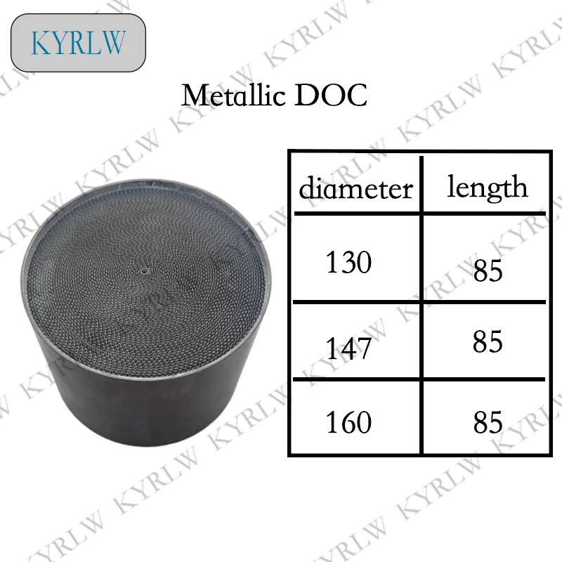 Metallic Diesel Engines PT/20gr ft³  Diesel Oxidation Catalyst (DOC) for Diesel Exhaust Emission Control
