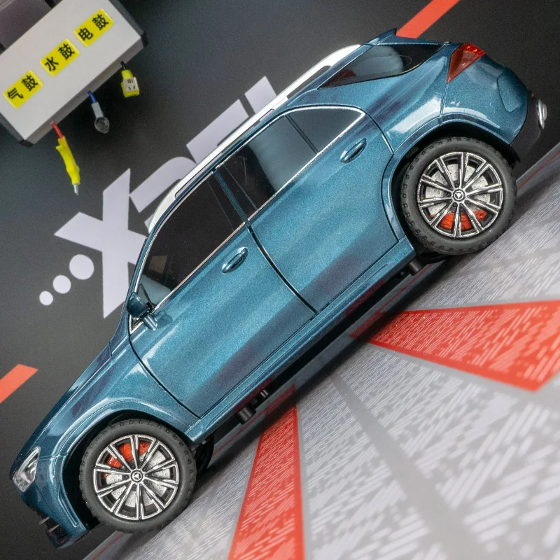 Puertas de modelo de coche de aleación GLE SUV 1:24 y cubierta de motor, el maletero se puede abrir como regalo de cumpleaños para niños