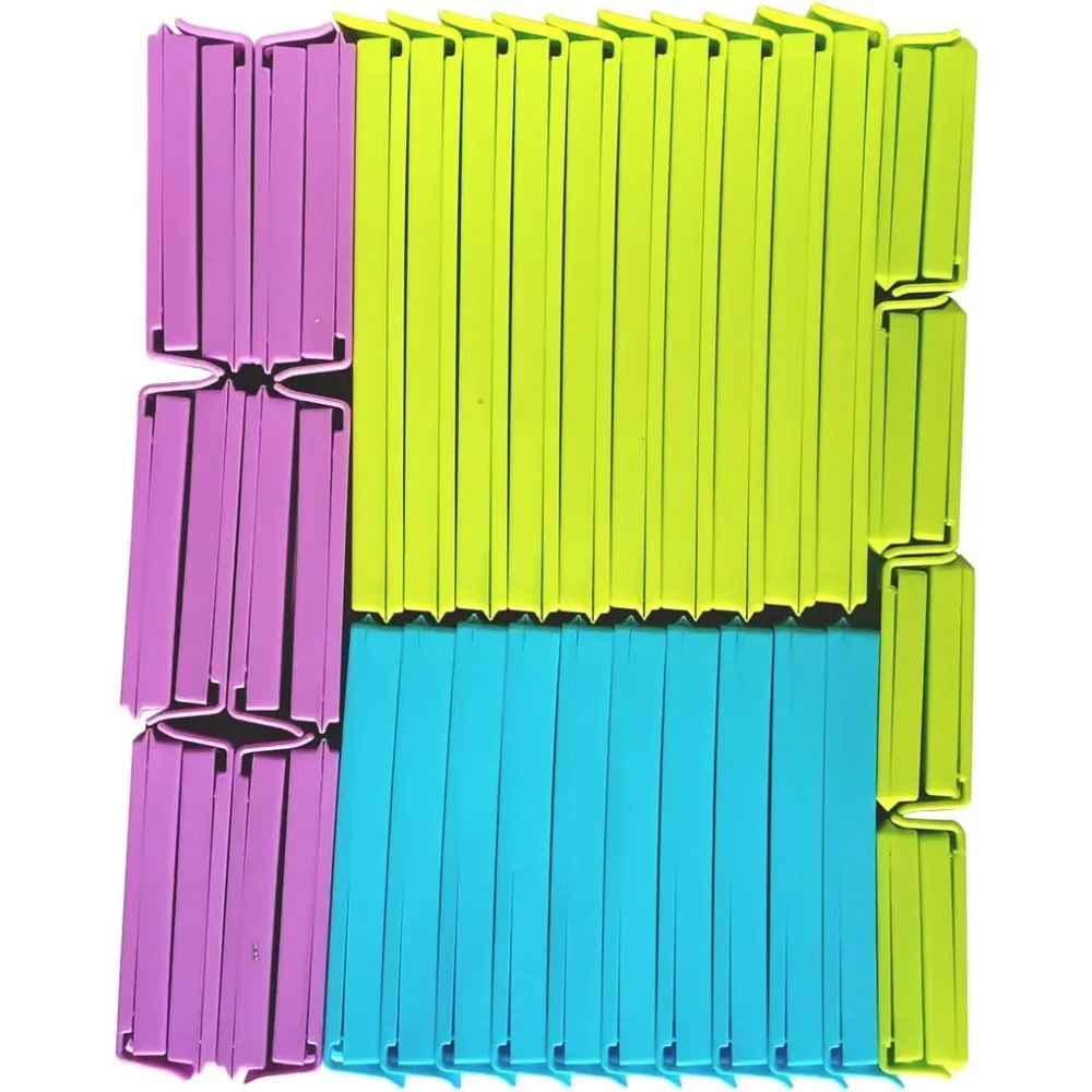 

40 food bag clips in 4 size combinations, kitchen bag sealing clips
