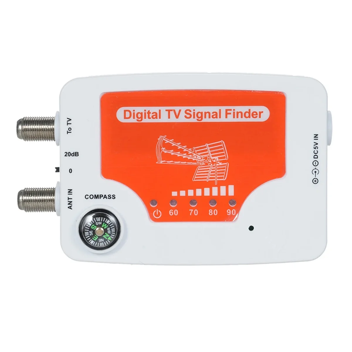 HOT TF-02 Digitale TV Signaalzoeker Digitale Antenne Terrestrische TV Antenne Signaalsterkte Meter Detector Ontvanger