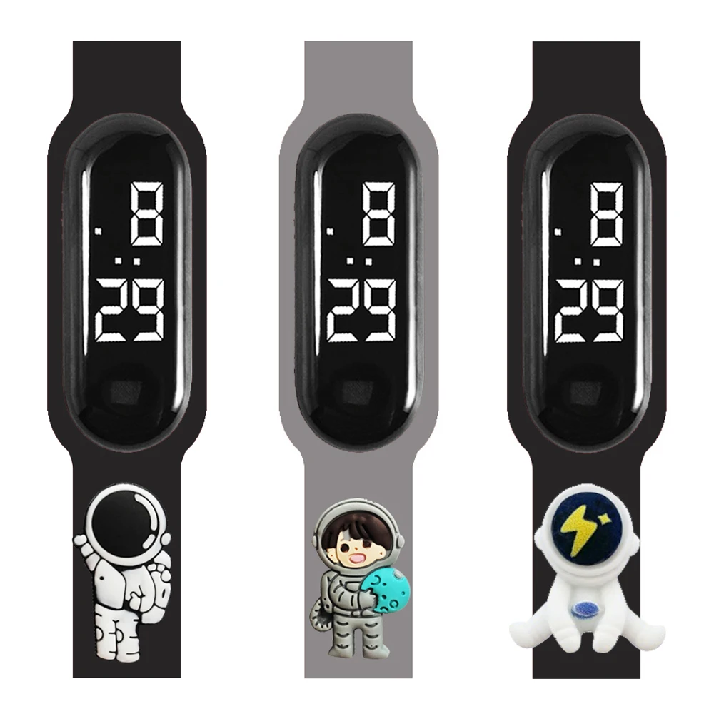 LED Smart Touch Screen Children Smart Watches 3D Astronaut Toy Student Sport Clock Boy Kids Digital Electronic Watch Bracelet