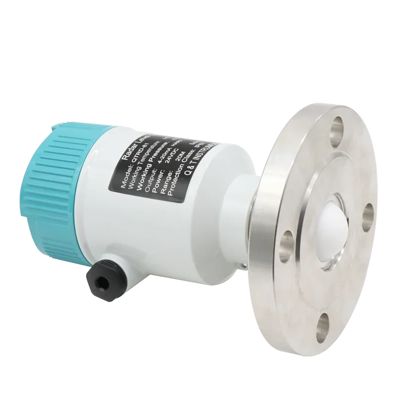 ความแม่นยําสูง 80 GHZ เครื่องวัดระดับเรดาร์ผลิตภัณฑ์เครื่องวัดระดับเรดาร์วัสดุที่เป็นของแข็ง