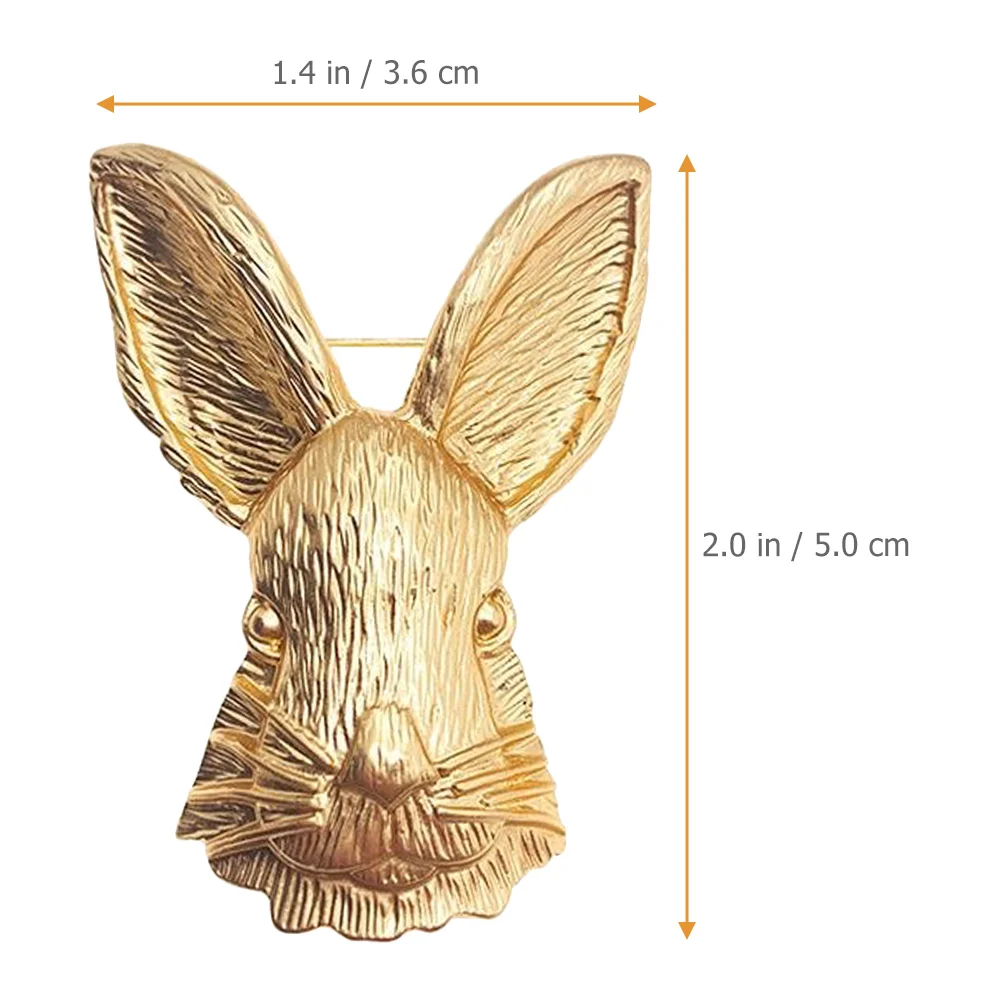 Bunny Hay Feeder Rabbit Brooch Pins for Backpacks Clothes Lapel Animal Plush Clothing