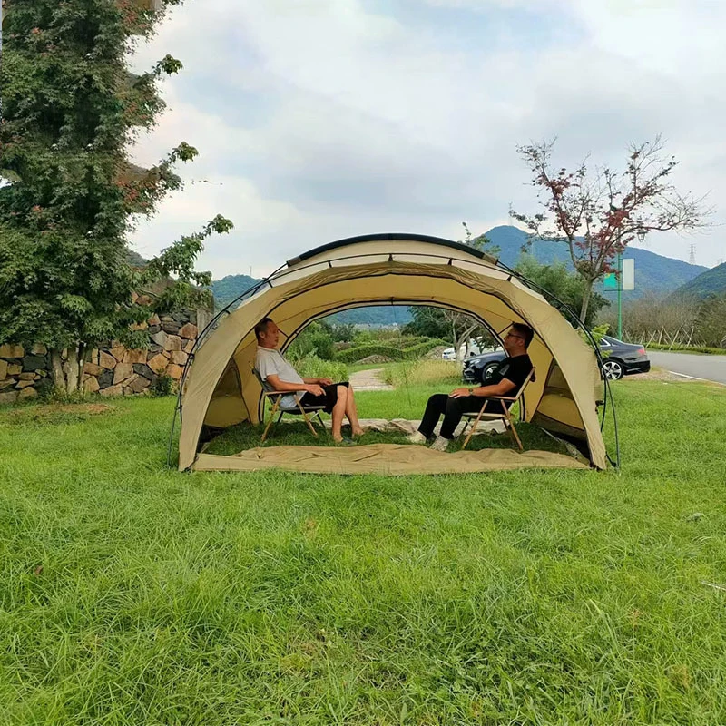

Hemispherical Tent Outdoor Camping Large Space Windproof Rainproof Sunshade Dome Tent