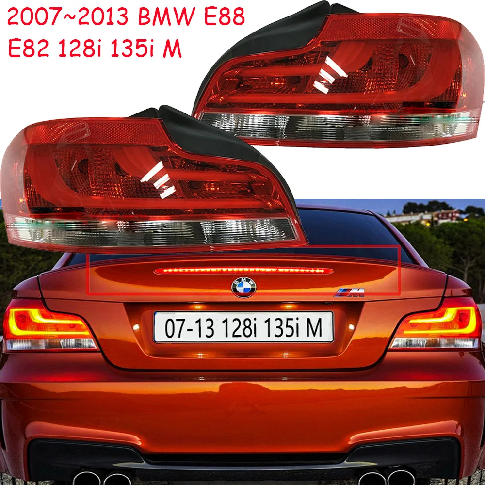 1pcs car bumper E82 tail light for BMW E88 taillight 128i 135i M Reflector 2007~2013y Taillamp for BMW E88 fog lamp
