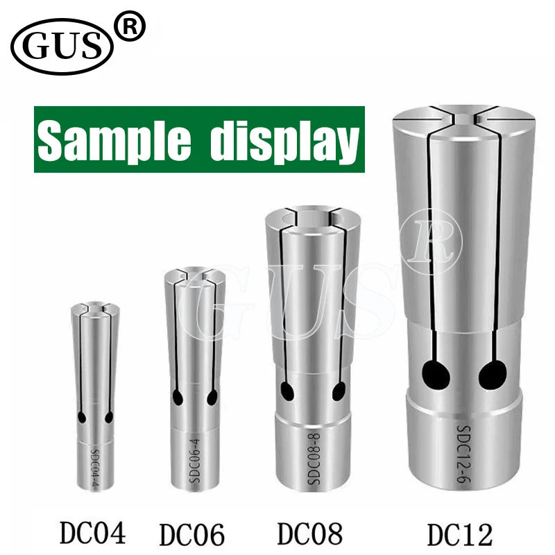 Accuracy 0.005 precision cnc pull back collet DC4 DC6 DC8 DC12 chuck high precision dc collet Quick replacement installation use