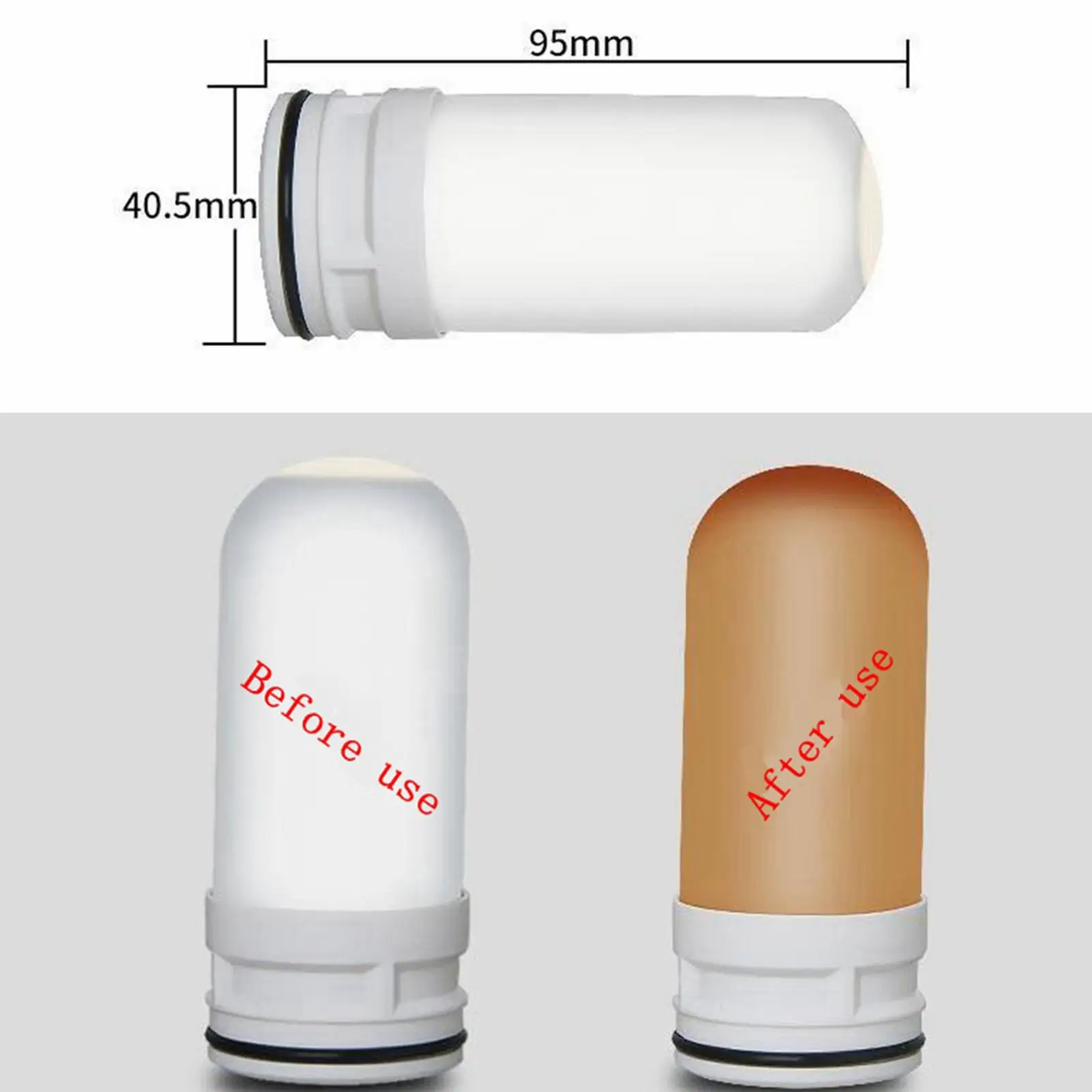 Замена фильтра для воды Универсальная замена 95x40,5 мм Прочное использование