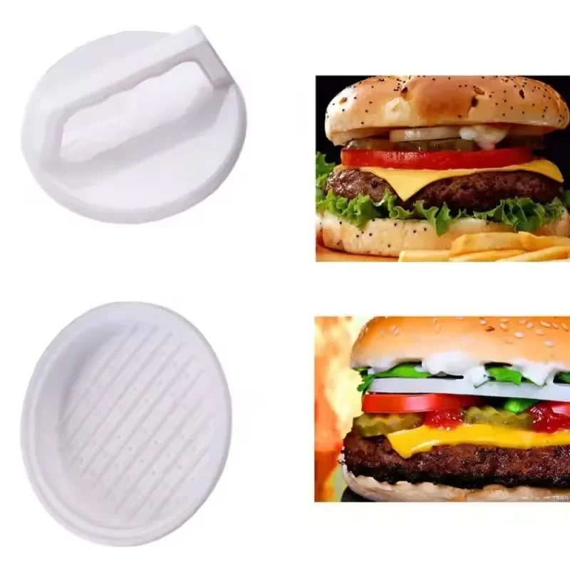 Presse à hamburger en plastique de qualité alimentaire, outil de presse à viande bricolage, machine à galettes, moule à hamburger, 1 ensemble