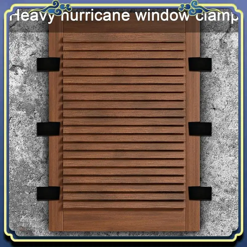 Latest Hurricane Window Clips,Stainless Hurricane Board-Up Clips With Serrated Sections,Universal And Reusable Panel