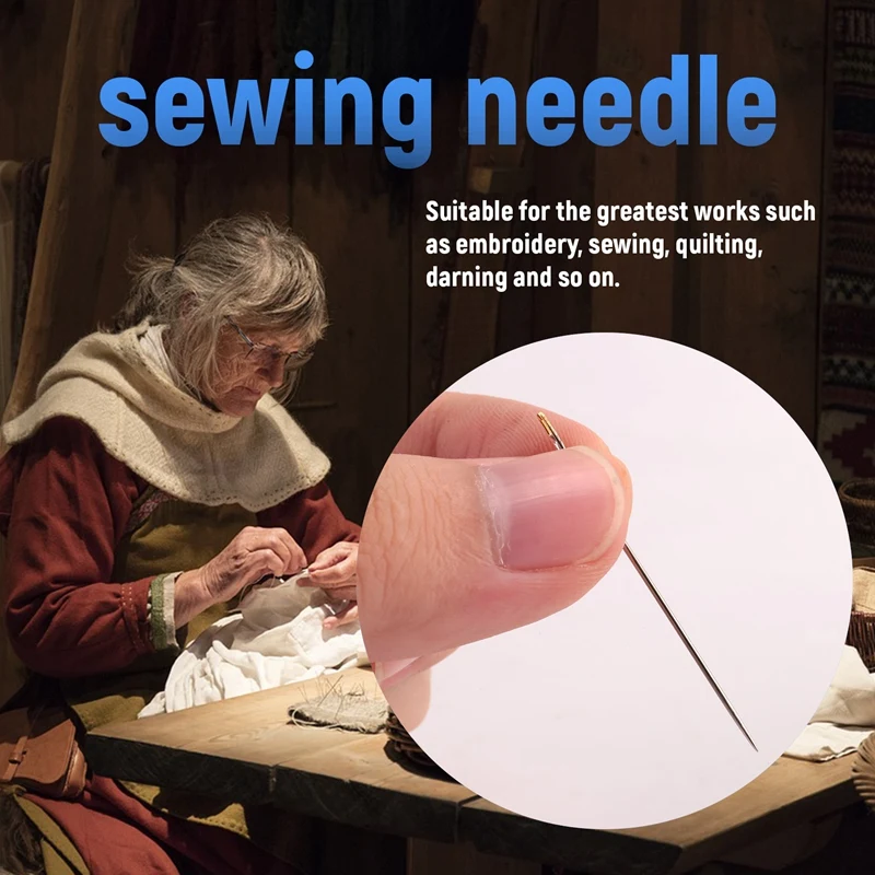 إبر خيوط ذاتية، إبر خياطة للخياطة اليدوية، لكبار السن، دبابيس خياطة جانبية سهلة A-A51M