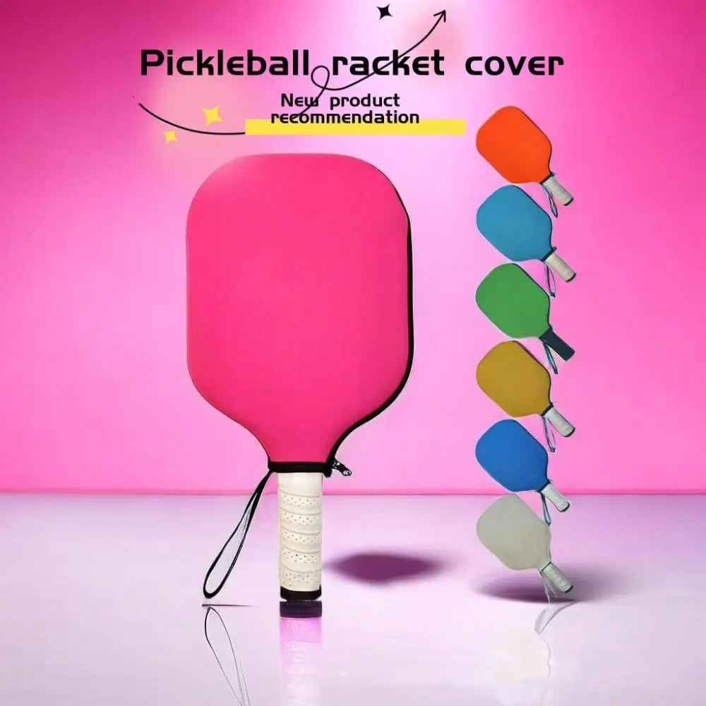 New Neoprene Pickleball Racket Sleeve Lightweight Pickleball Accessories Pickleball Paddle Cover Waterproof Protector Bag