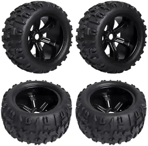 

Предварительно склеенные шины и колеса для монстр-траков 1/8 - внешний диаметр 5,9 дюйма, шестигранник 17 мм - подходят для Traxxas, Arrma, 4-6S