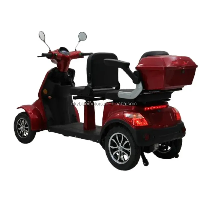 M In China Mobility Scooter Four Wheel Two-Seat Electric Motorcycle For The Elder 1000W 25Km /H For Adu