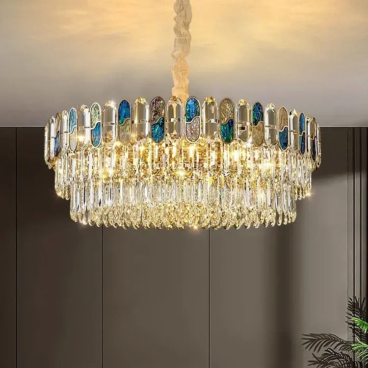 

Modern Design Pendant Lights Ceiling Lamp Hotel Crystal Chandelier Pendant Lights Home Decoration Indoor Lighting Lucerna LLPL