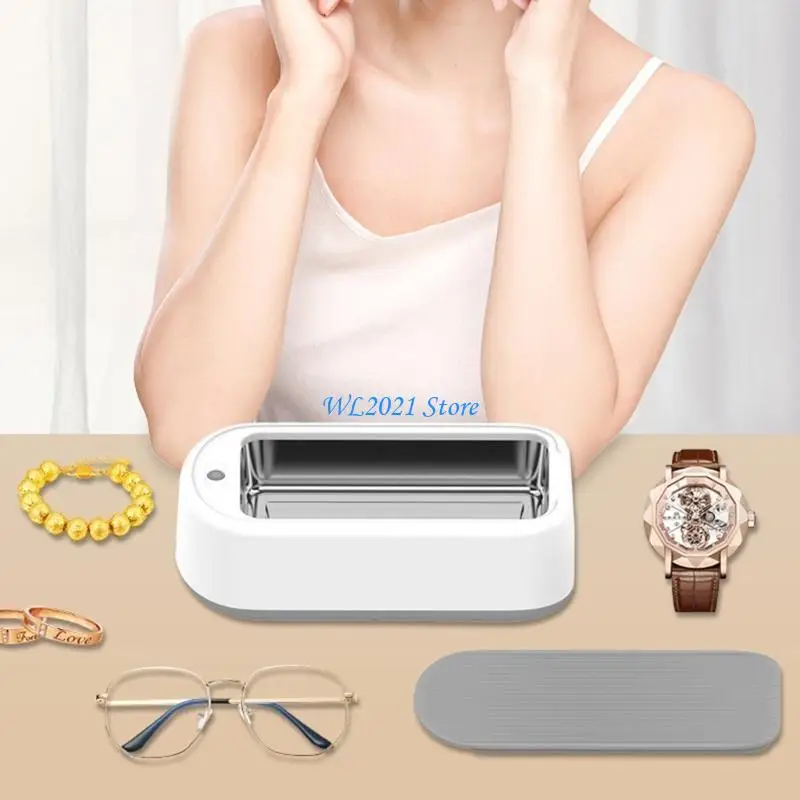 G5GC Portable Cleaner Box Low Noise Jewelry Eyeglass Cleaner Mini Machine