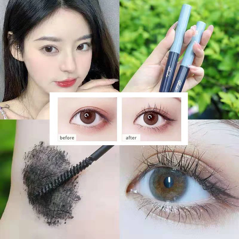 Long Curling Mascara Eyelash Primer Thick Waterproof Long-lasting No Smudging Quick-drying And Easy To Remove