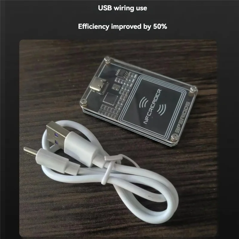 

AAAEL-RFID 13.56Mhz PCR532 CUID IC Card Reader Wirter NFC RFID Wireless Module With Type-C Interface