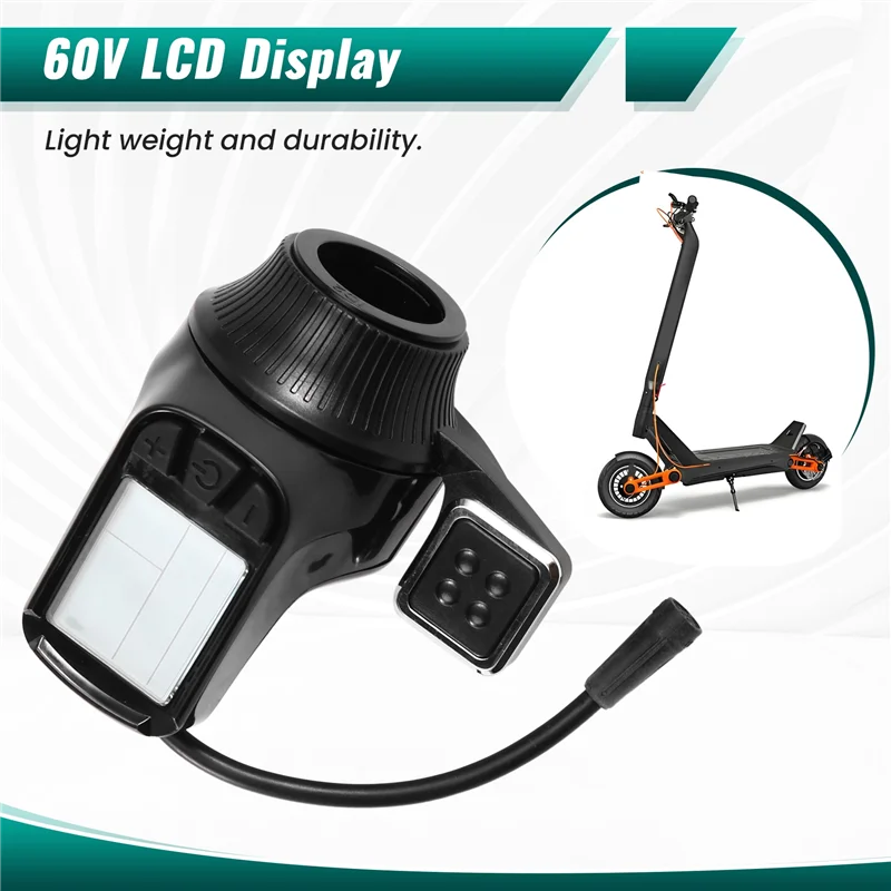 شاشة الكريستال السائل ل INOKIM OXO سكوتر كهربائي 60 فولت خنق لوحة القيادة مسرع إكسسوارات قطع غيار-AA74 #3