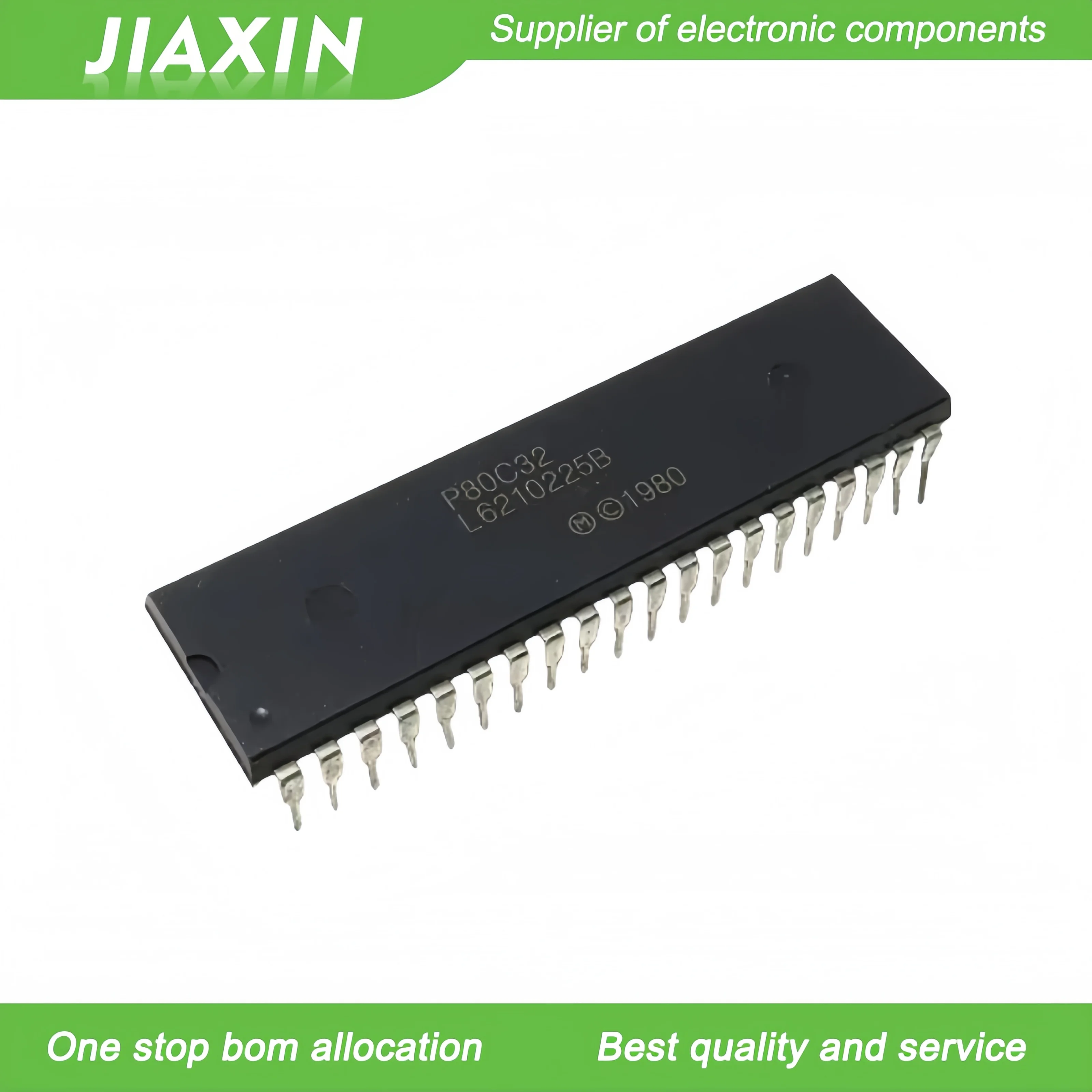 (10Pcs/Lot) 100% New original P80C32 80C32 P8032 DIP-40 Chipset