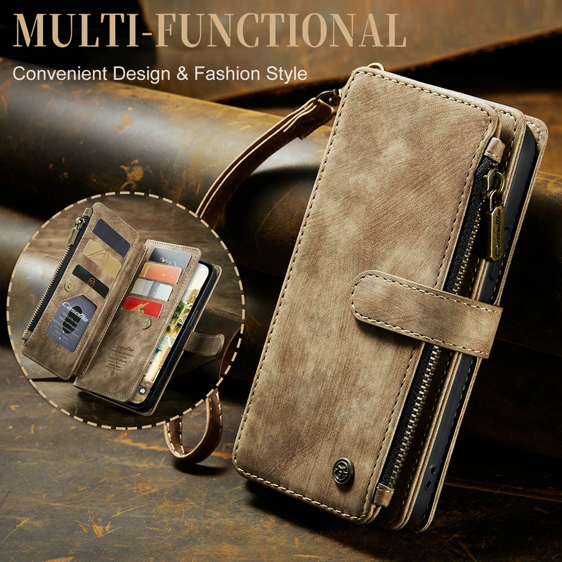 Luxury Phone Case For iPhone 14 13 mini11 Pro XS Max 7 8 Plus Samsung S22 ultra Leather wallet Cover For iPhone 15 Pro Max