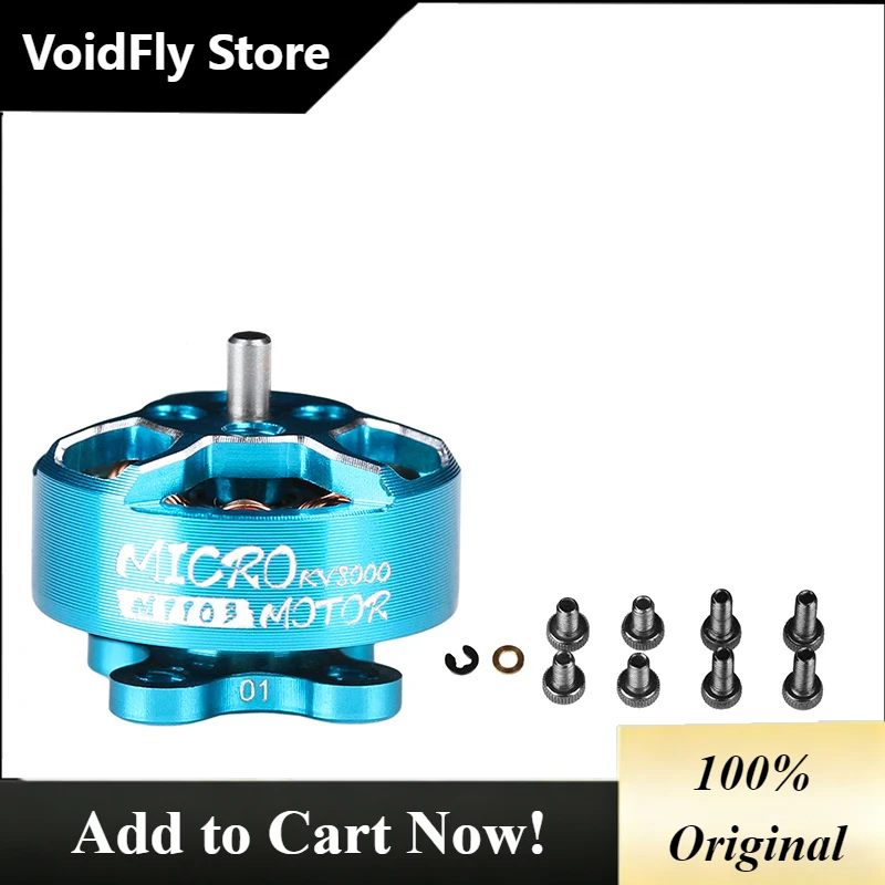 VoidFly 5pcs T-MOTOR M1103 Micro Motor KV8000 KV11000 Suitable For 1.6-2.5 inch Whoop 2-3 inch Toorhpick Brushless DC Motor