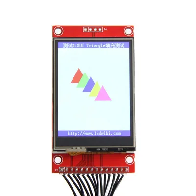 For 2.4 inch SPI LCD module 240 * 320 TFT module ILI9341 occupies at least 4 IO