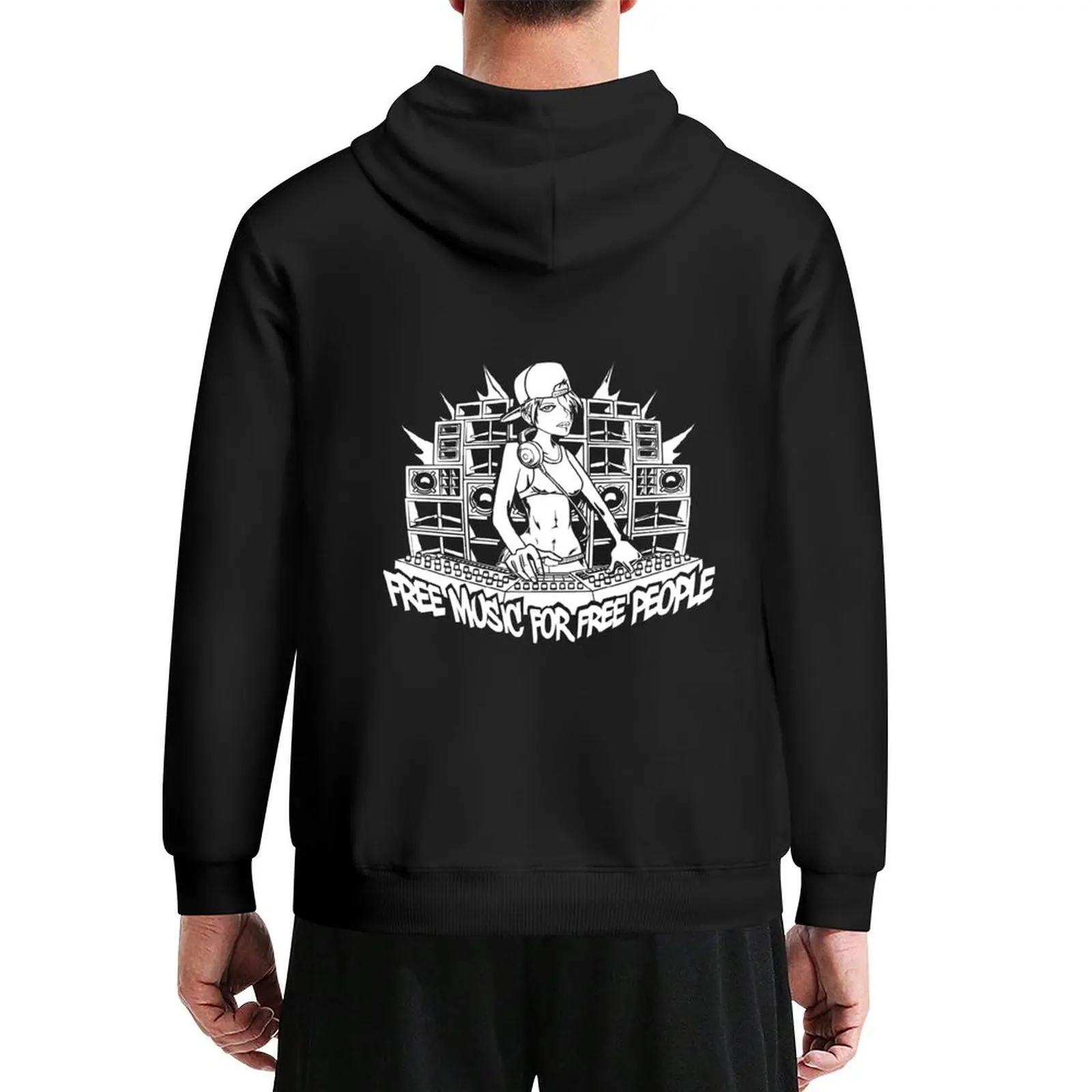 

Free Music For Free People Tekno Girl Live Set Hoodie men's clothing anime clothes mens clothes hoodie