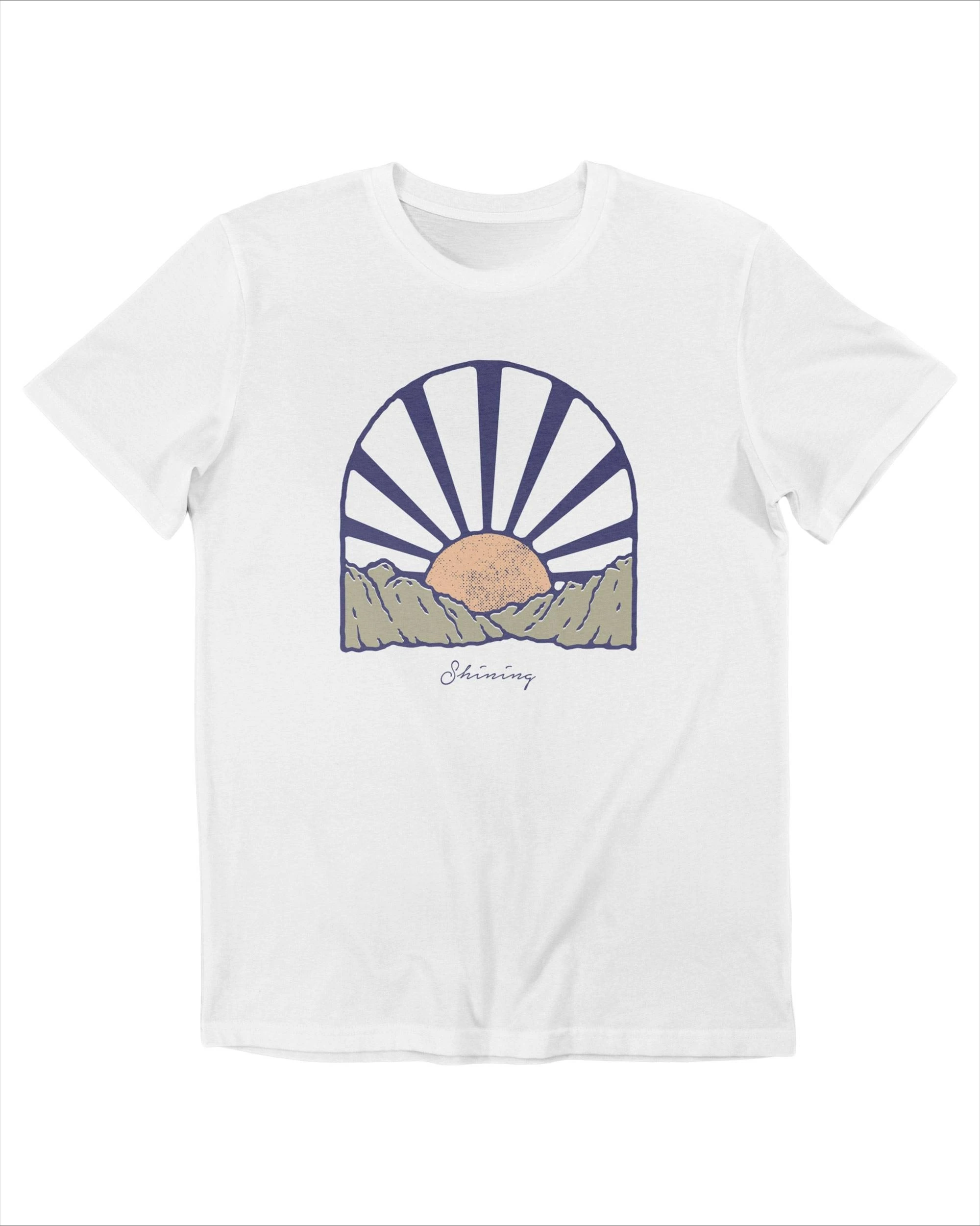 

Sun Is Shining Graphic Printing Summer Luxury Brand Cotton Men's and Women's T-Shirts Short Sleeves Street Fashion Trend
