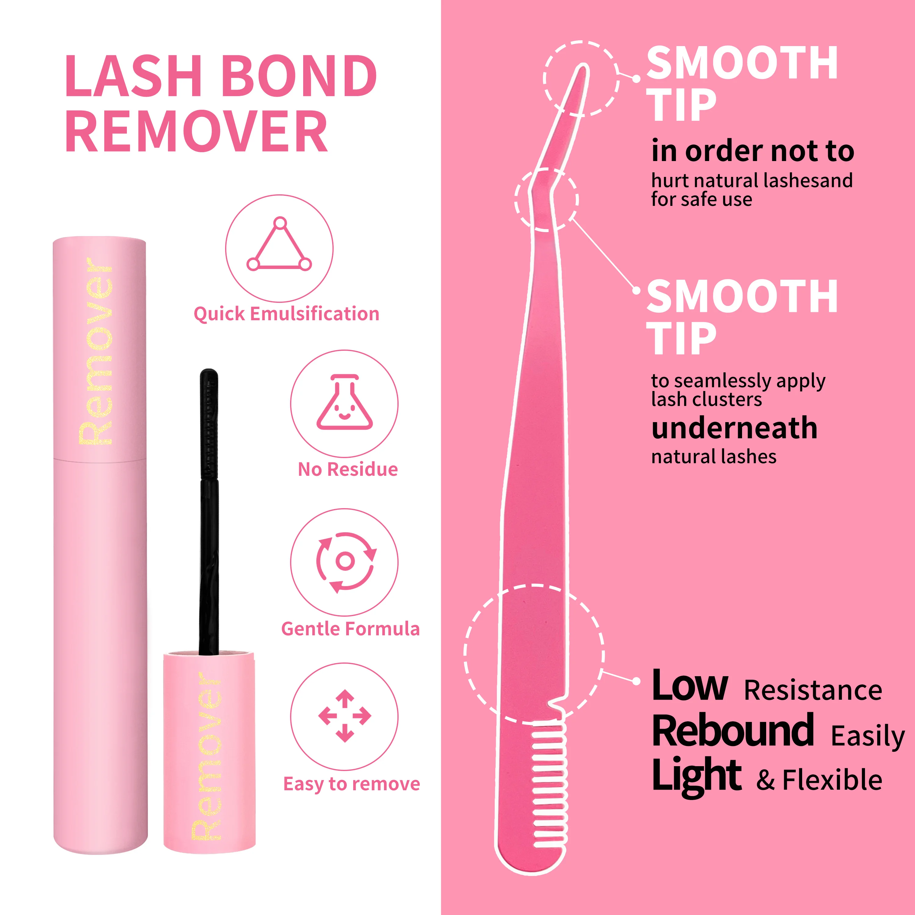 Abonnie-DIY Lash Extensões Kit, Cílios Cluster Individuais, Wispy Cílios Falsos Conjunto Cluster